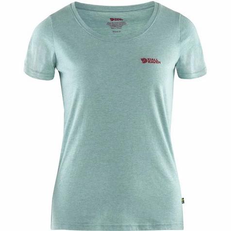 Fjallraven Women Logo T-Shirt Blue PH333757 Philippines